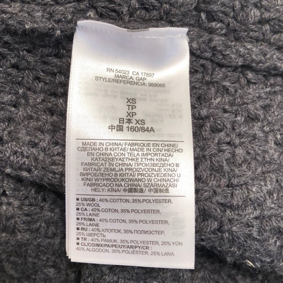 Gap Popcorn Stitch Tunic Turtleneck Sweater - Picture 7 of 8